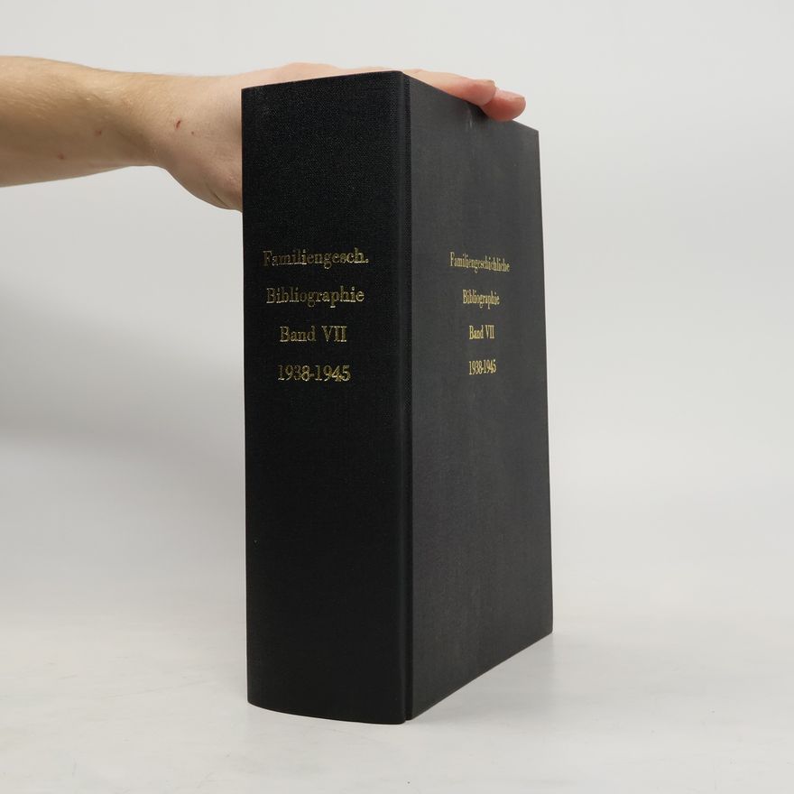 Johannes Hohlfeld Familiengeschichtliche Bibliographie VII