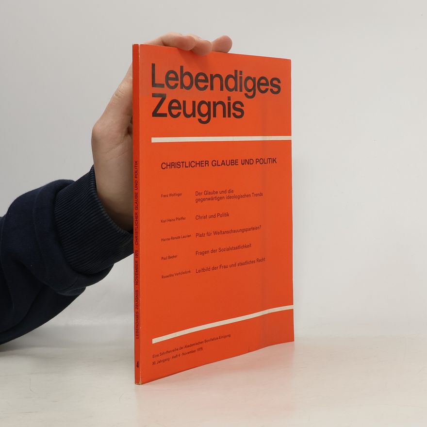 AA.VV. Lebendiges Zeugnis