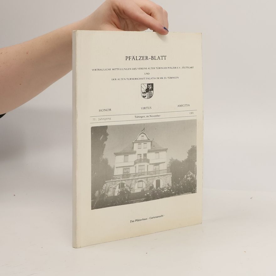 AA.VV. Pfälzer Blatt 77. Jahrgang 1981