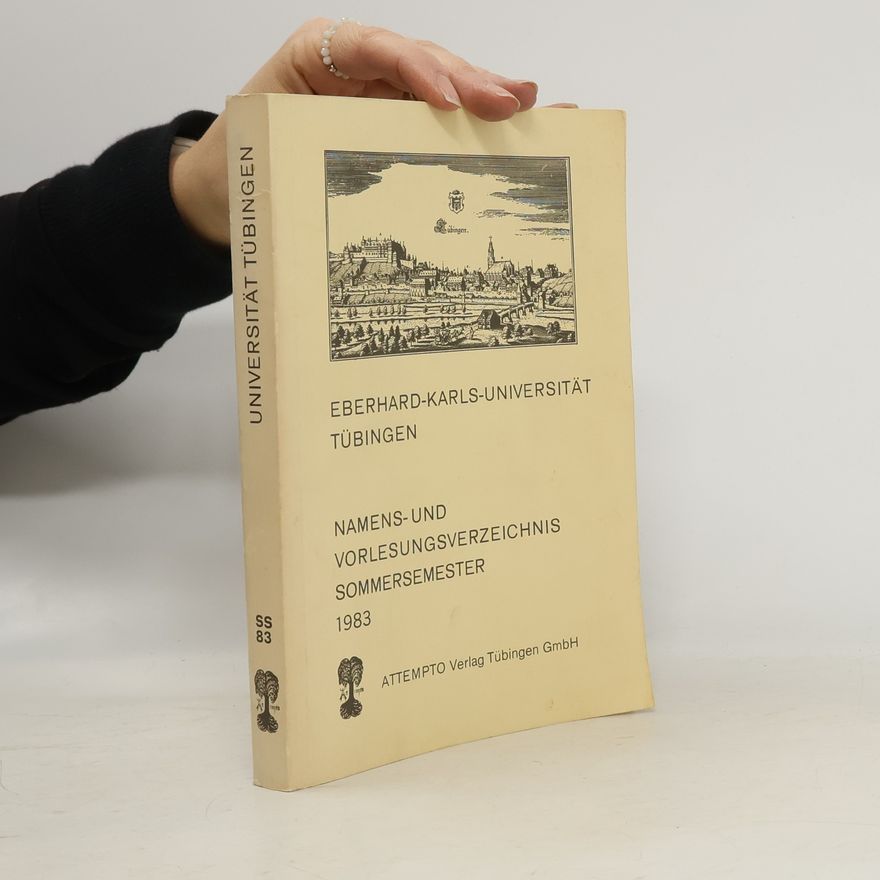 AA.VV. Namens- und Vorlesungsverzeichnis Sommersemestr 1983