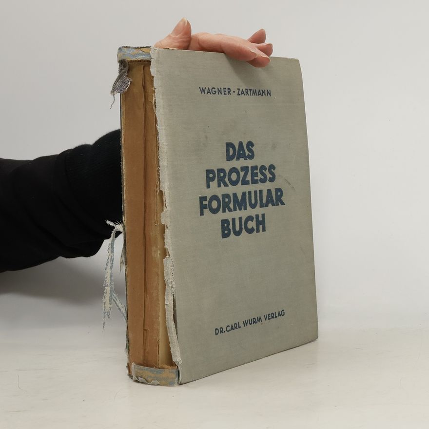 Hugo Zarimann Das Prozessformularbuch