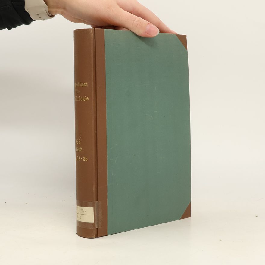 Walter Stoeckel Zentralblatt für Gynäkologie 66. Nr. 18-35