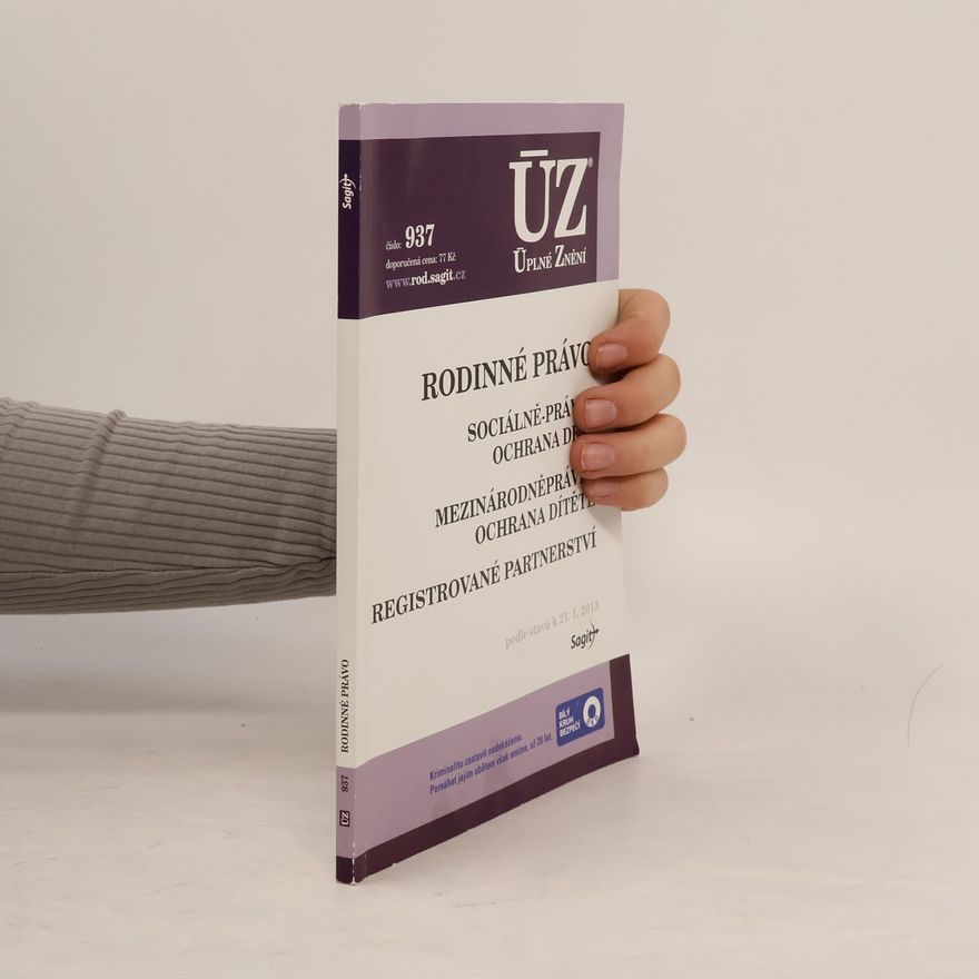 Kolektiv autorů ÚZ 937: Rodinné právo