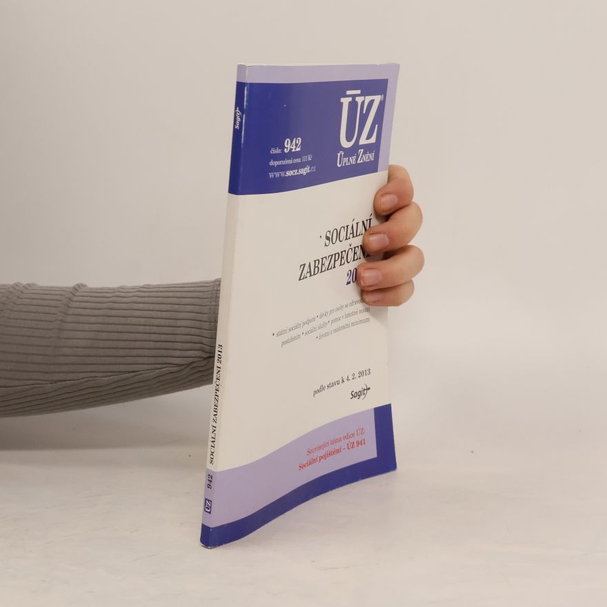 Autorenkollektiv Sociální zabezpečení 2013