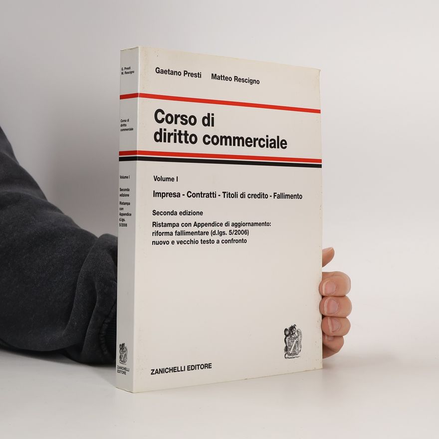 Matteo Rescigno Corso di diritto commerciale