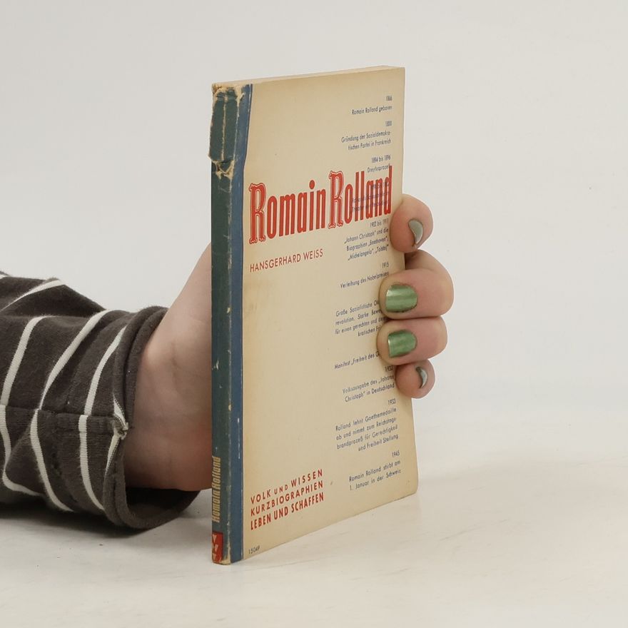Hansgerhard Weiss Romain Rolland