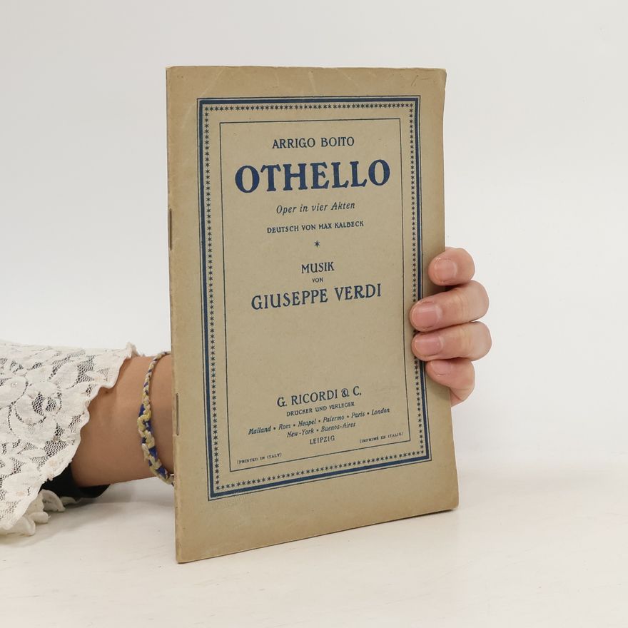 Max Kalbeck Othello. Oper in vier Akten