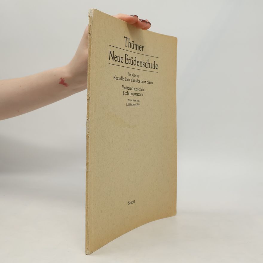 Otto Thümer Neue Etüdenschule für Klavier