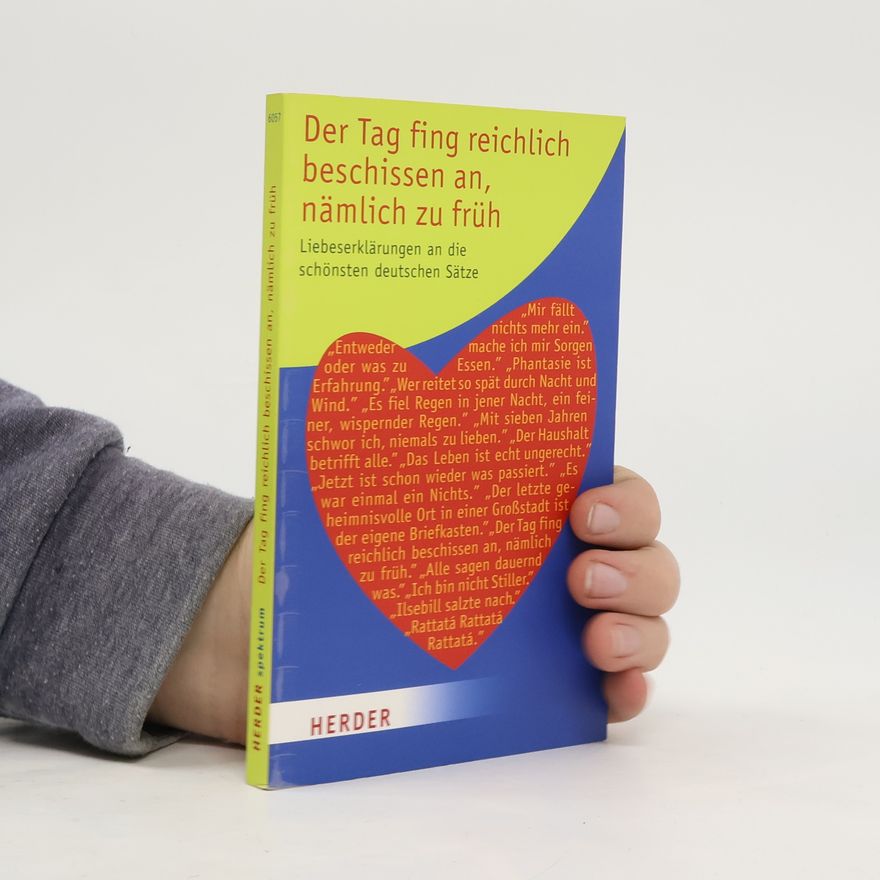 Kolektiv autorů Der Tag fing reichlich beschissen an, nämlich zu früh