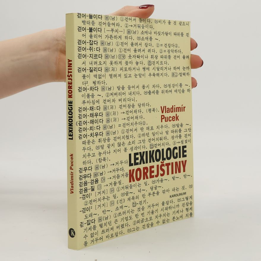 Vladimir Pucek Lexikologie korejštiny