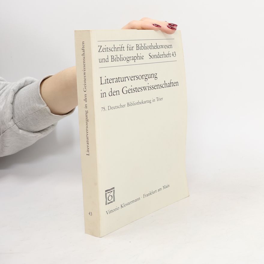 Alexandra Habermann Literaturversorgung in den Geisteswissenschaften