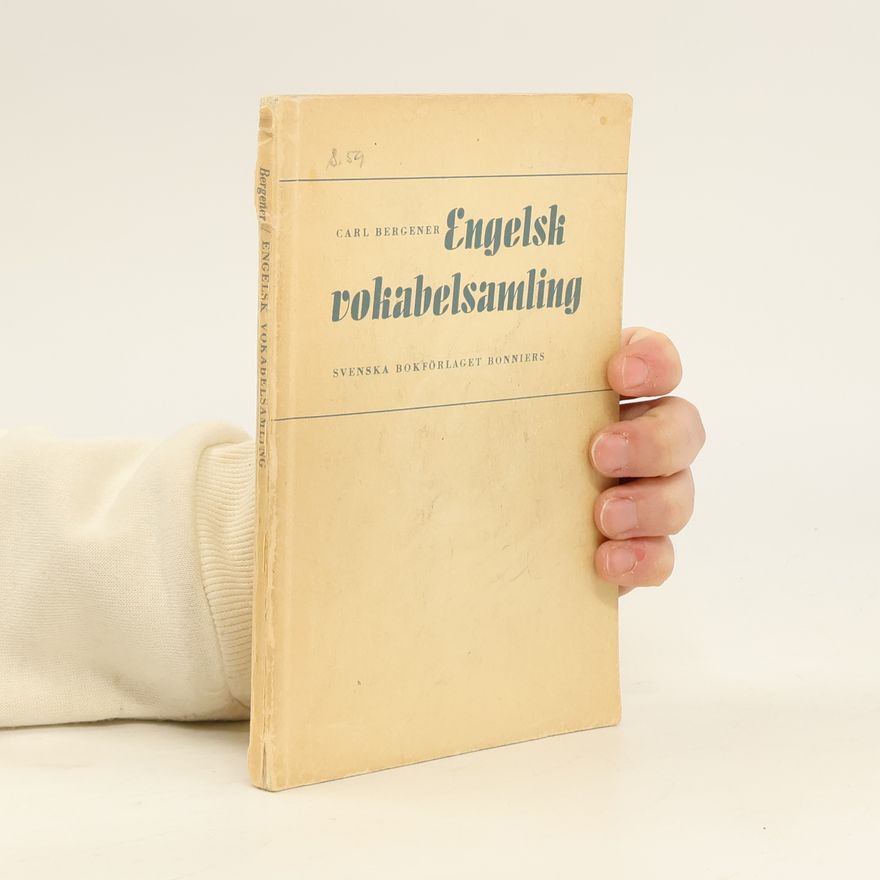 Carl Bergener Engelsk Vokabelsamling
