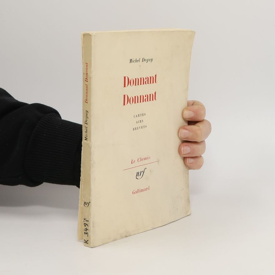Michel Deguy Donnant Donnant