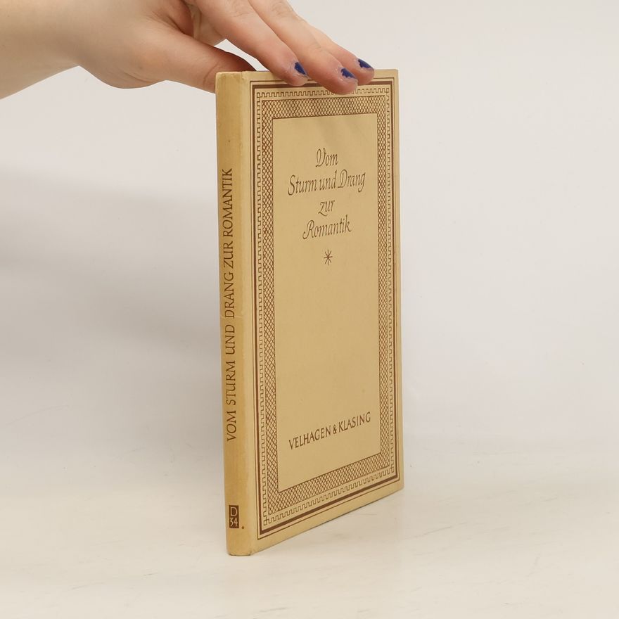 Various authors Vom Sturm und Drang zur Romantik