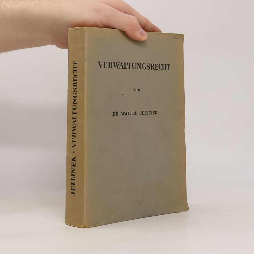 Walter Jellinek Verwaltungsrecht