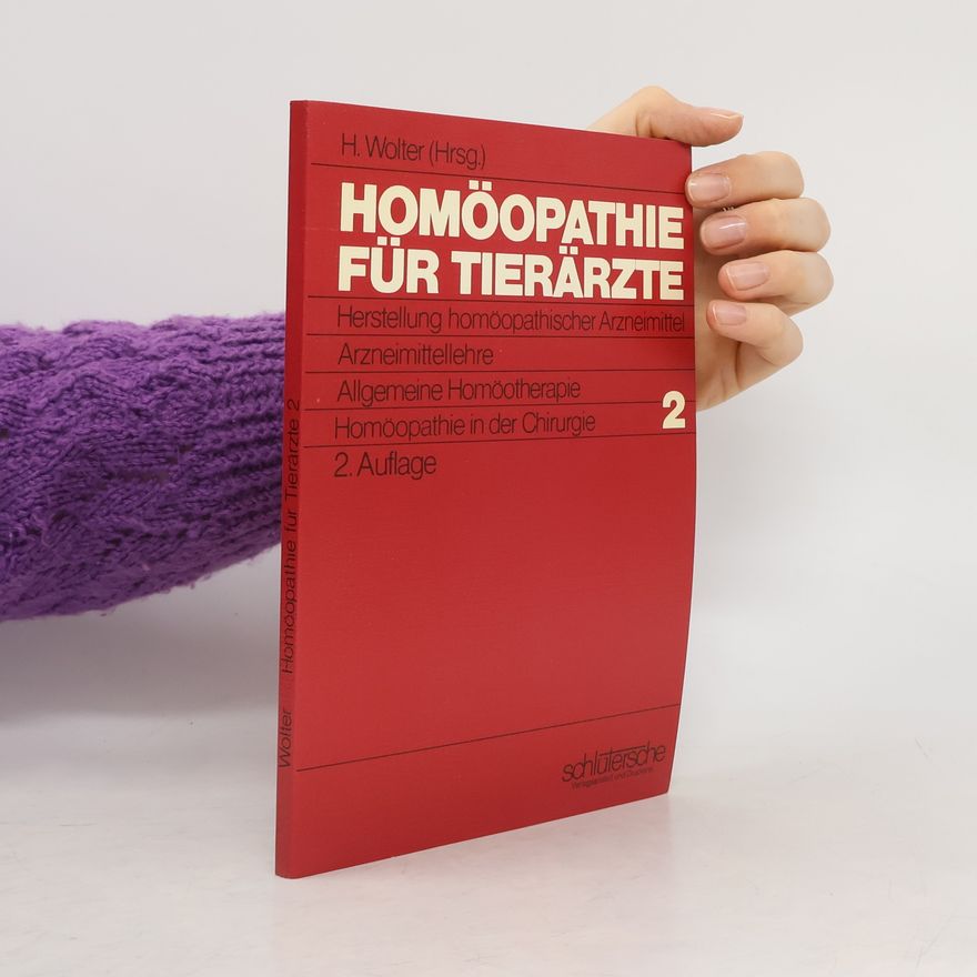 Hans Wolter Homöopathie für Tierärzte