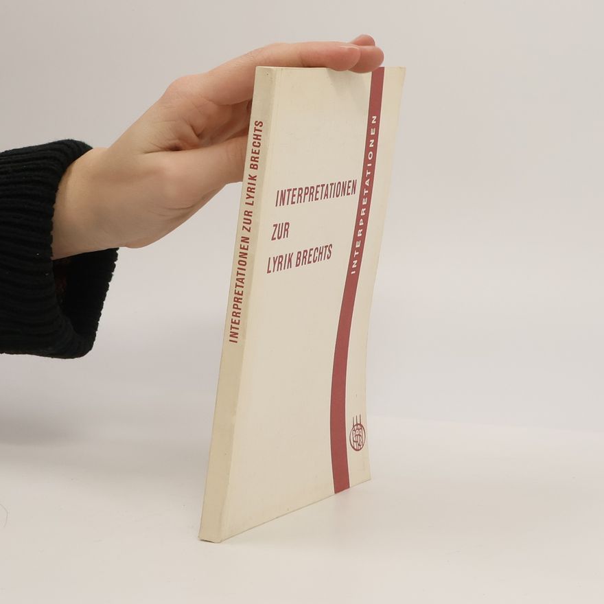 Collectif d'auteurs Interpretationen zur Lyrik Brechts