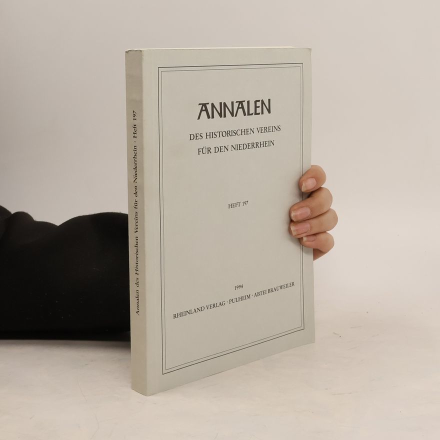 Autorenkollektiv Annalen. Des Historischen Vereins für den Niederrhein