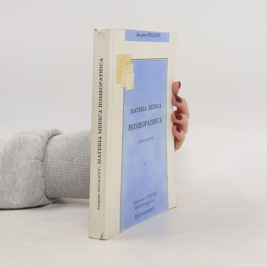 Jacques Jouanny Materia medica Homeopathica