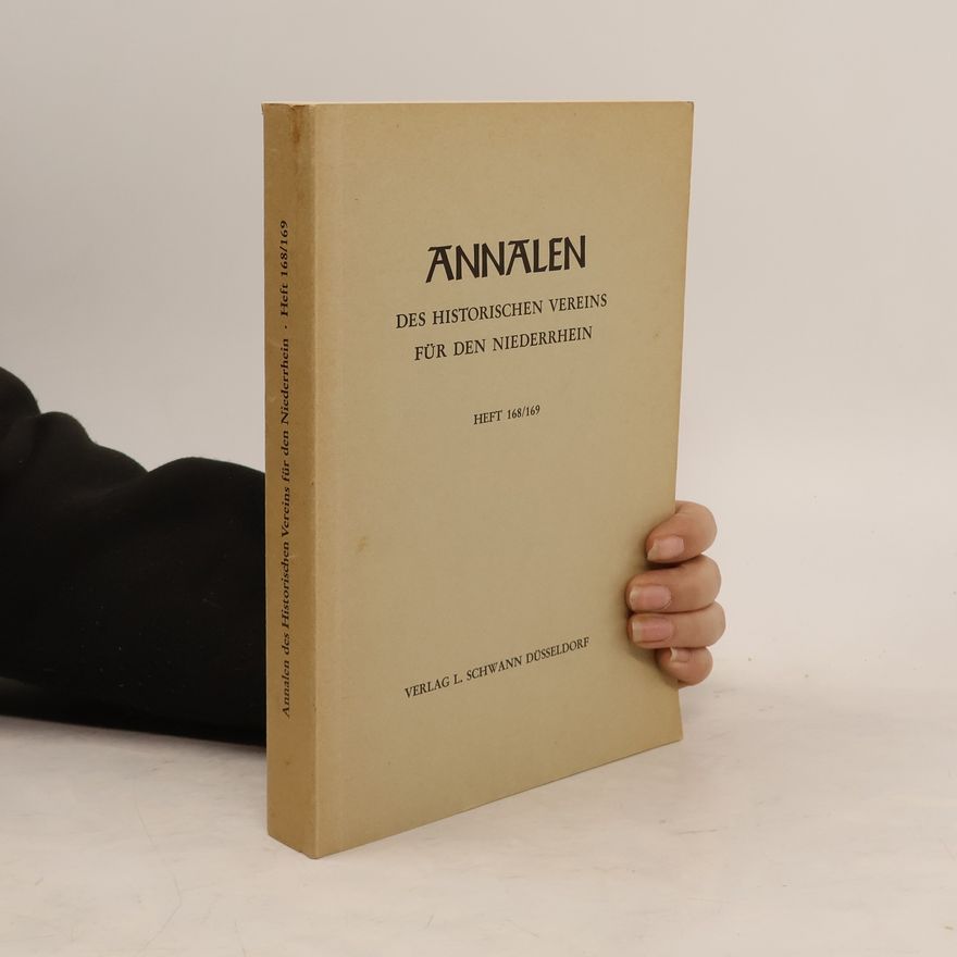 Collectif d'auteurs Annalen des Historischen Vereins für den Niederrhein