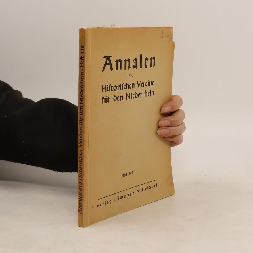 Autorenkollektiv Annalen des Historischen Vereins für den Niederrhein