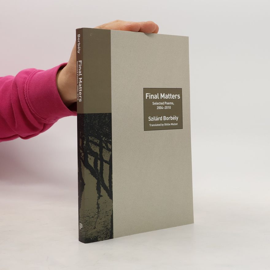 Ottilie Mulzet Final Matters