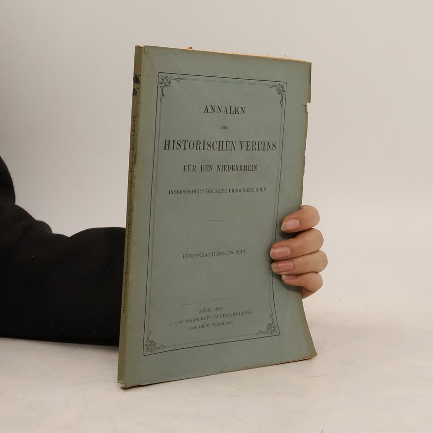 Collectif d'auteurs Annalen des Historischen Vereins für den Niederrhein
