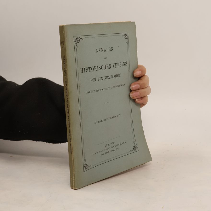 Autorenkollektiv Annalen des Historischen Vereins für den Niederrhein 87