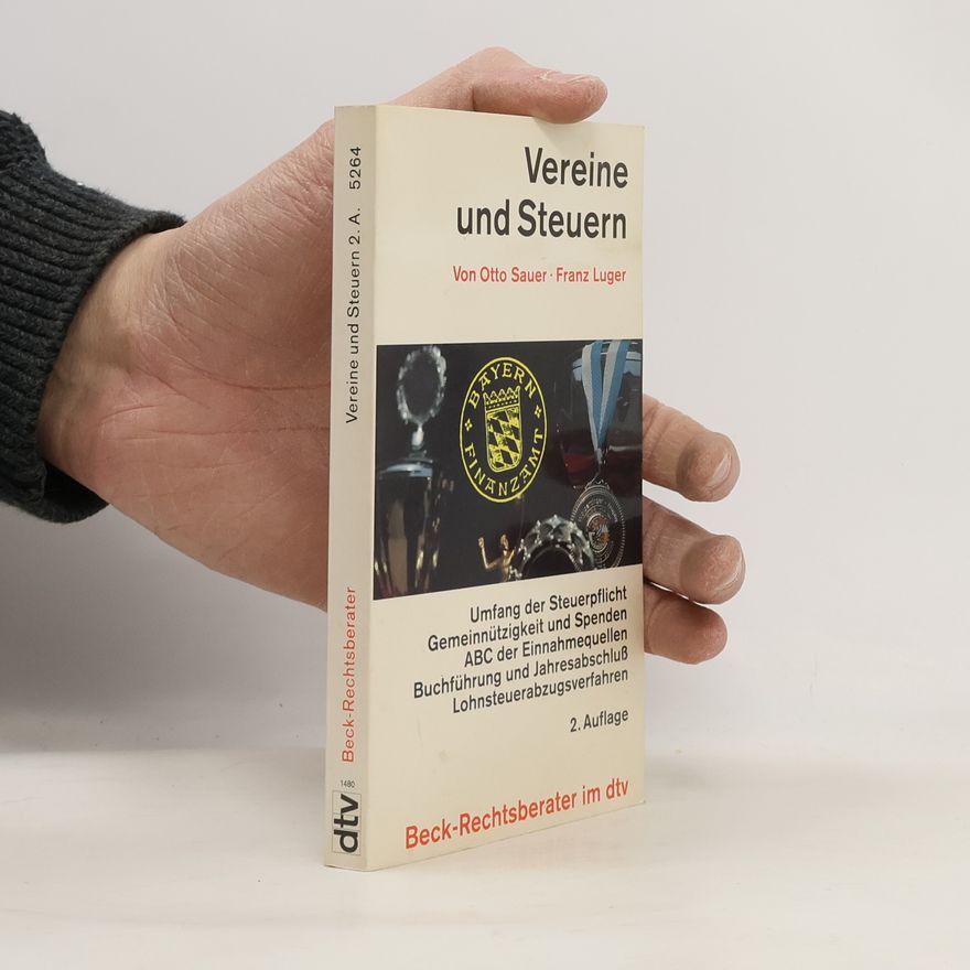 Otto M. Sauer Vereine und Steuern