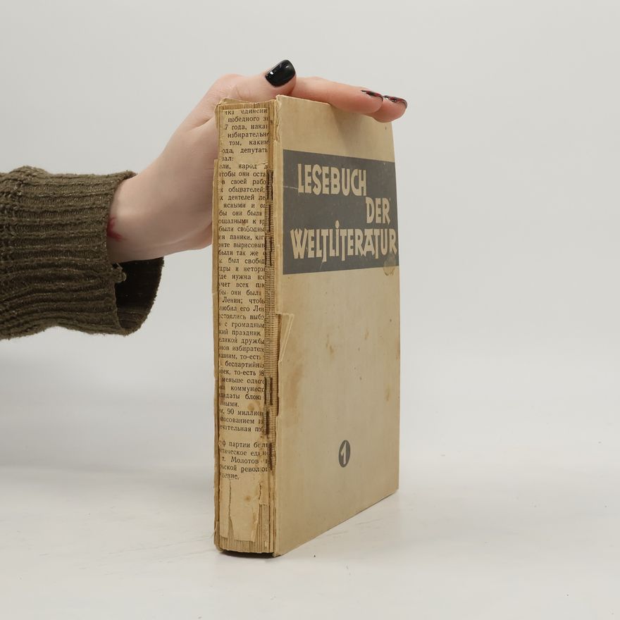 Werner Tschulik Lesebuch der Weltliteratur 1