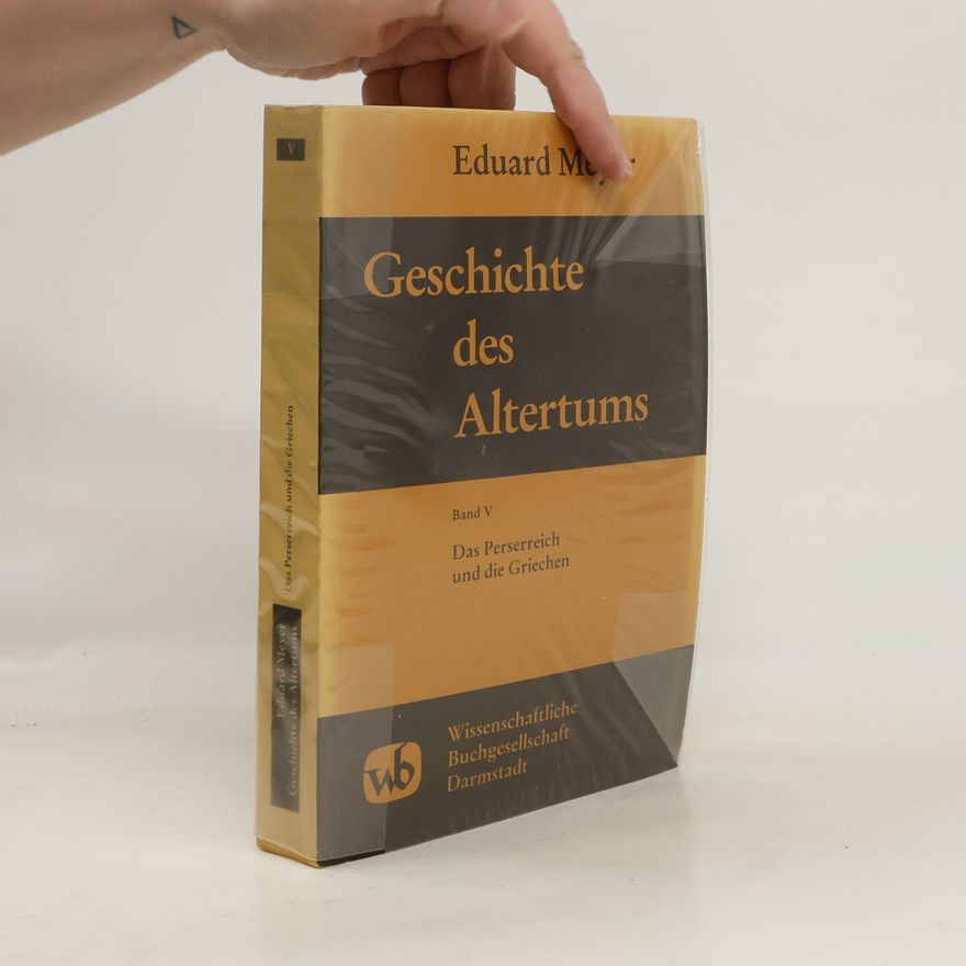 Eduard Meyer Geschichte des Altertums. Band V.