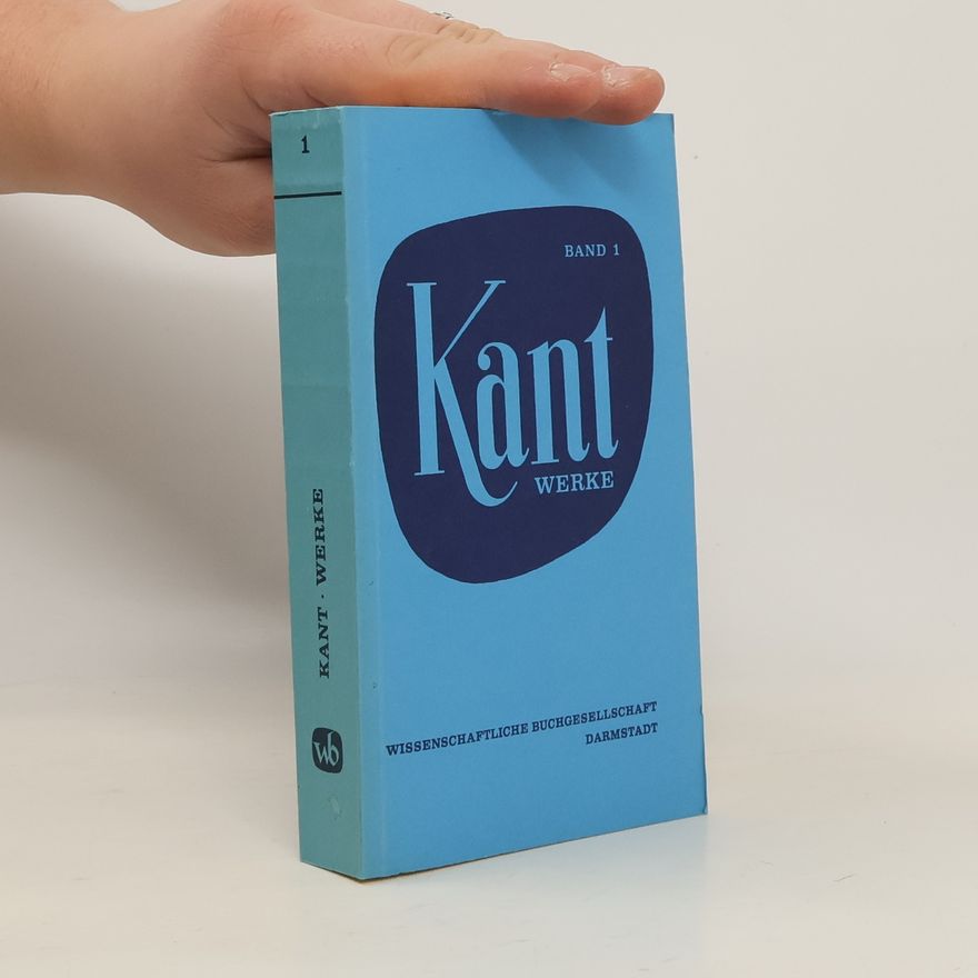 Immanuel Kant Werke 1