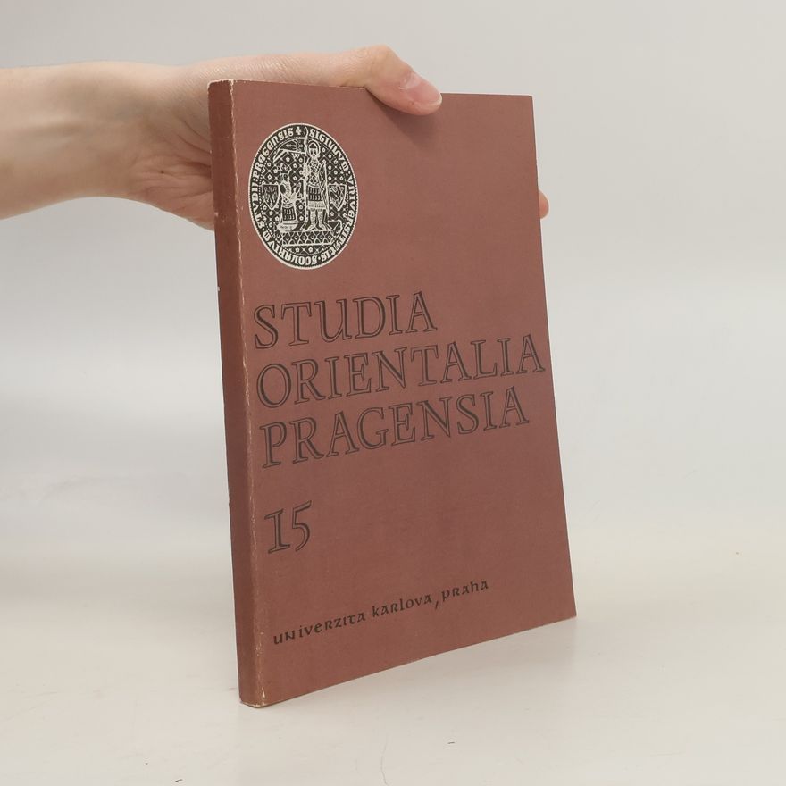 AA.VV. Studia Orientalia Pragensia 15