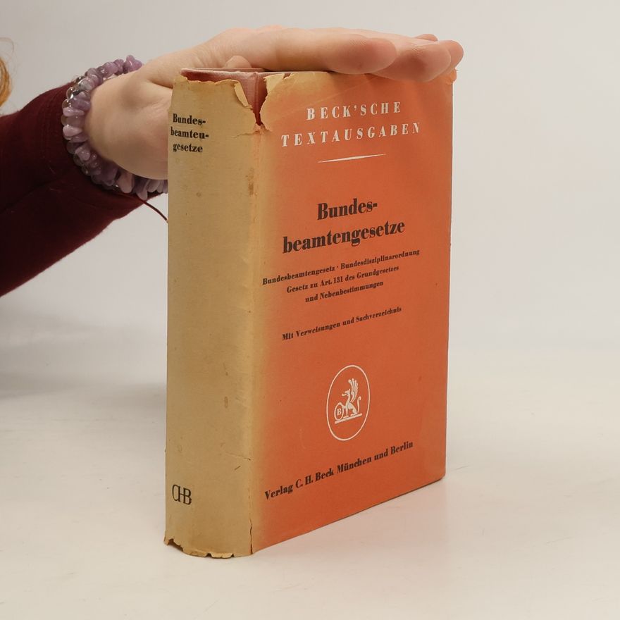 Autorenkollektiv Bundesbeamtengesetze