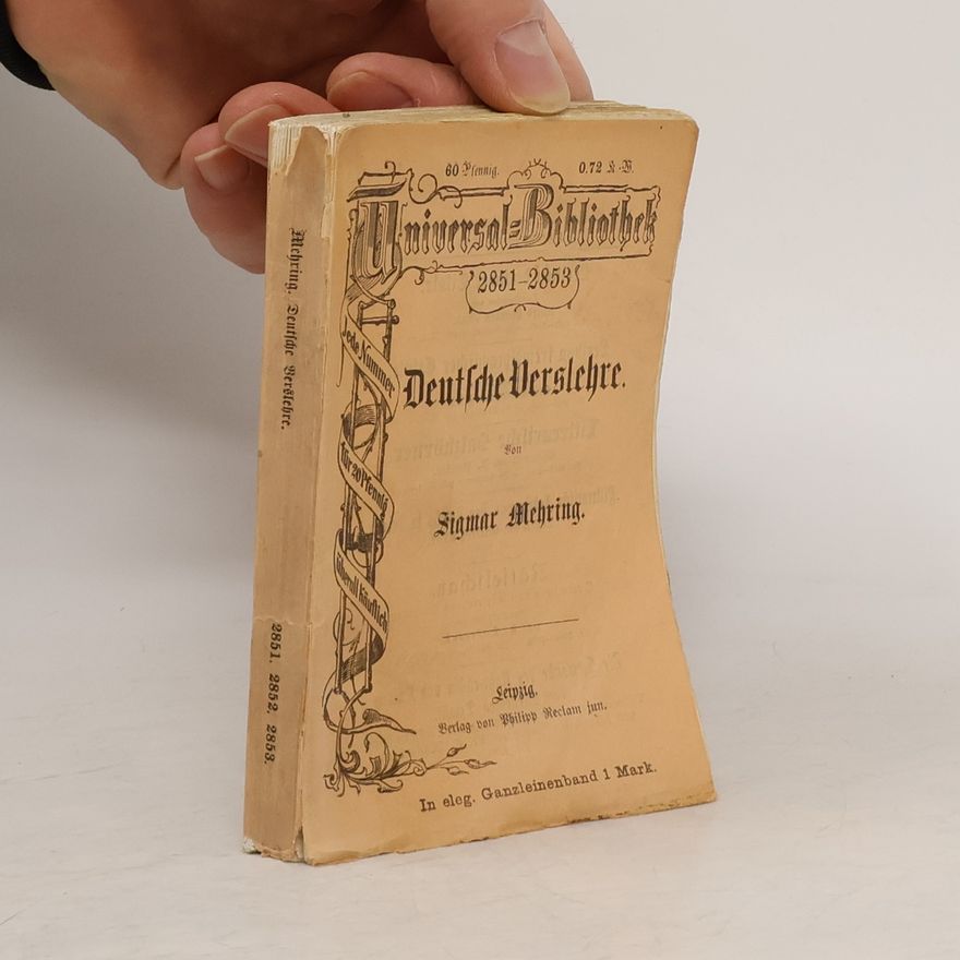 Sigmar Mehring Deutsche Verslehre