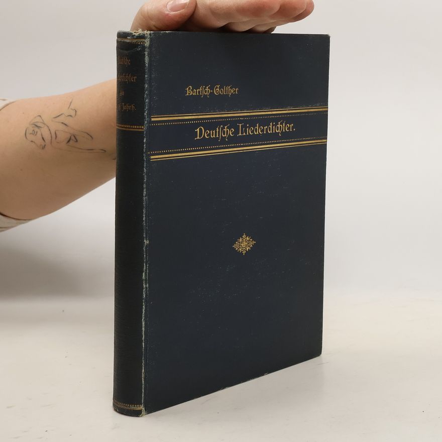 Karl Bartsch Deutsche Liederdichter des zwölften bis vierzehnten Jahrhunderts