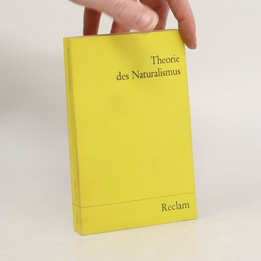 Theo Meyer Theorie des Naturalismus