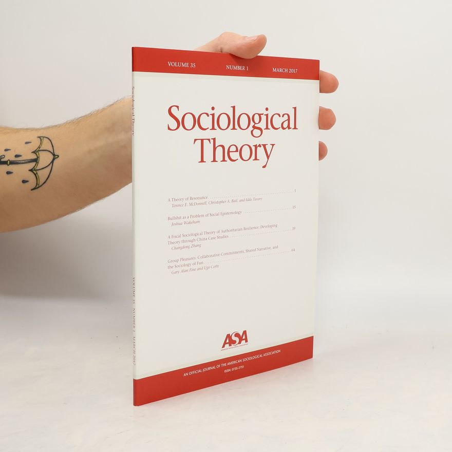 AA.VV. Sociological Theory. Volume 35. Number 1
