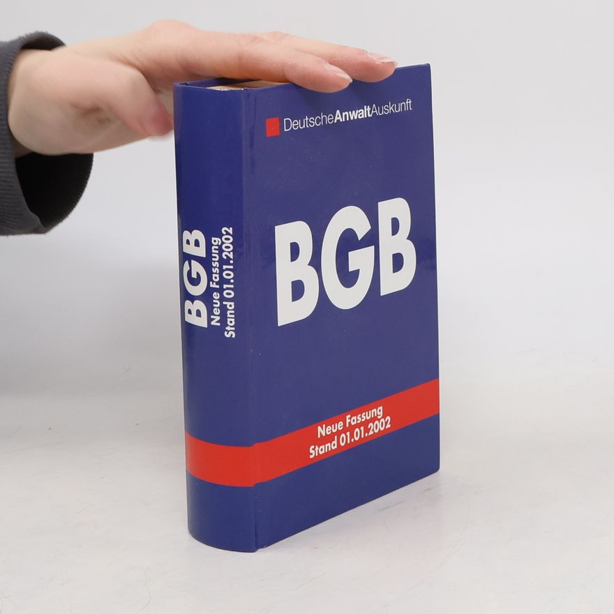 Autorenkollektiv BGB Neue Fassung Stand 01.01.2002