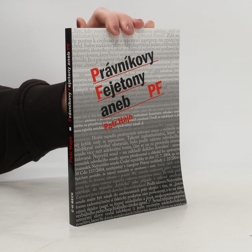 Petr Hajn Právníkovy fejetony, aneb, PF