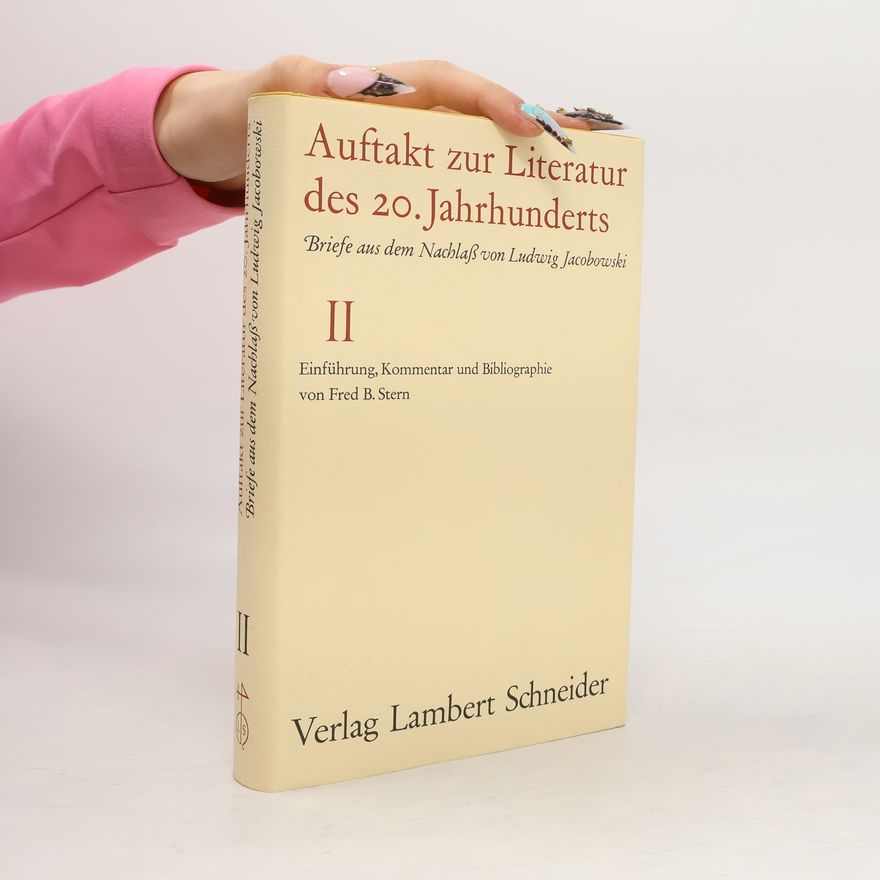 AA.VV. Auftakt zur Literatur des 20. Jahrhunderts II