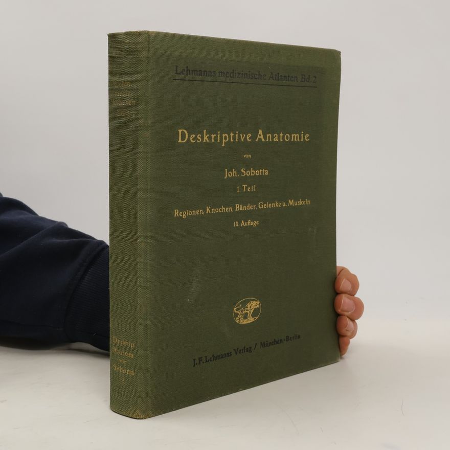 Johannes Sobotta Derscriptive Anatomie, Teil 1