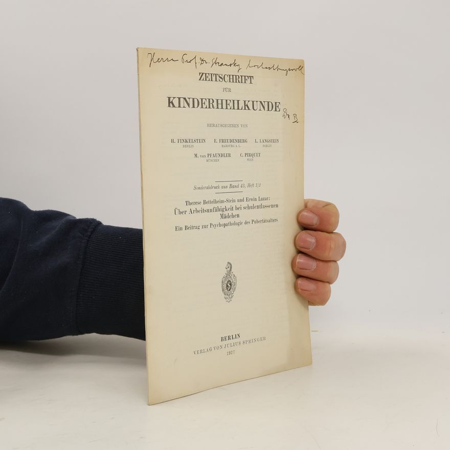 Autorenkollektiv Zeitschrift für Kinderheilkunde 43