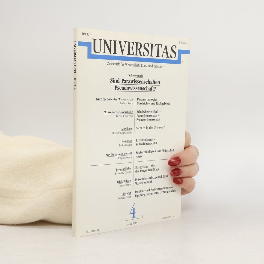 Collectif d'auteurs Universitas 4/1989