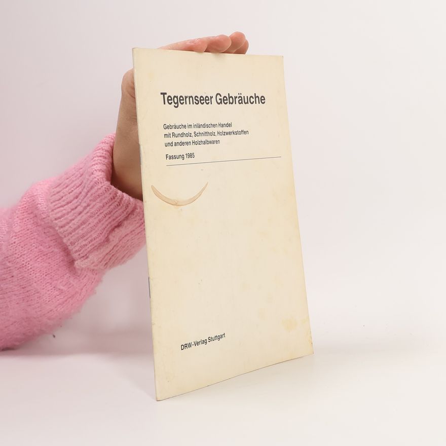 Various authors Tegernseer Gebräuche