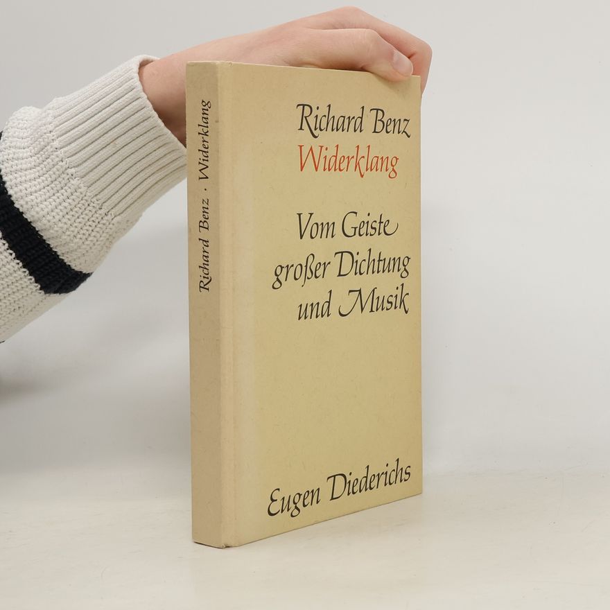 Richard Benz Widerklang