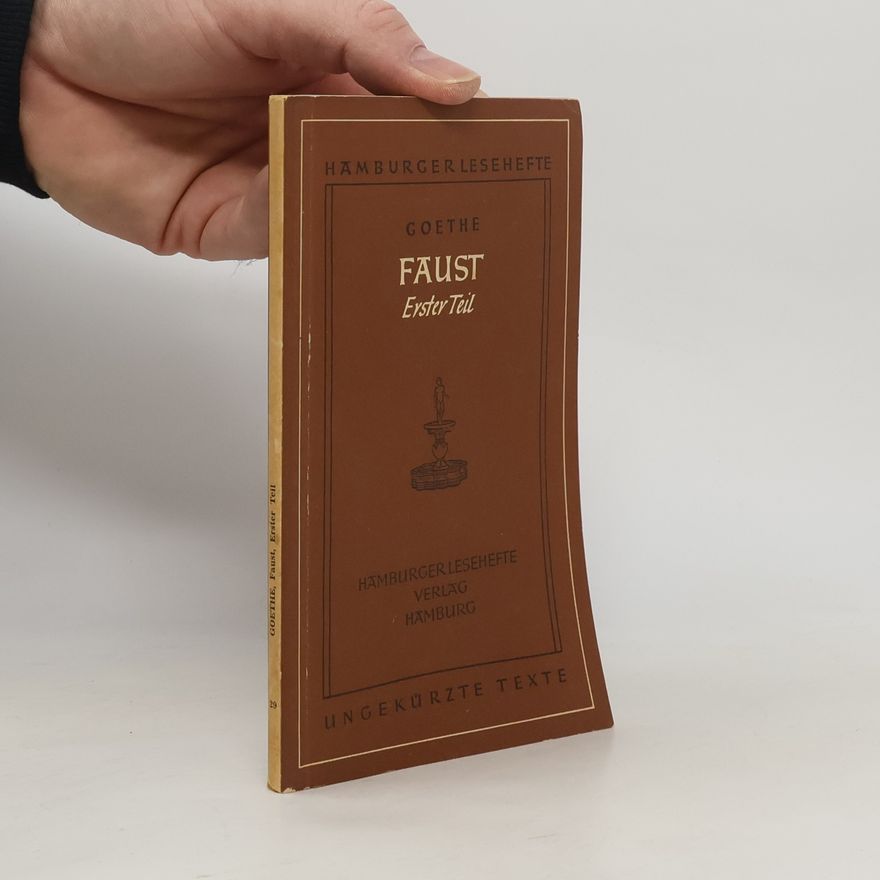 Johann Wolfgang von Goethe Faust 1