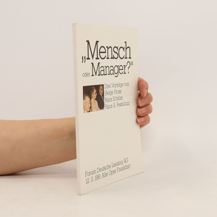 Collectif d'auteurs Mensch oder Manager?