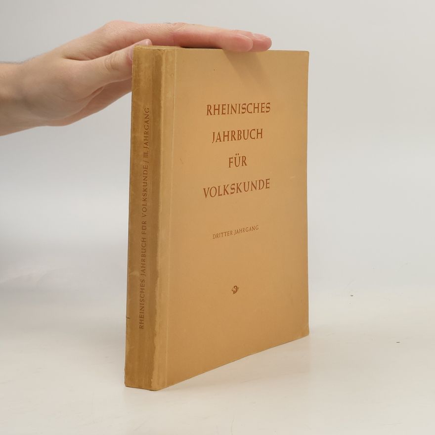 AA.VV. Rheinisches Jahrbuch für Volkskunde