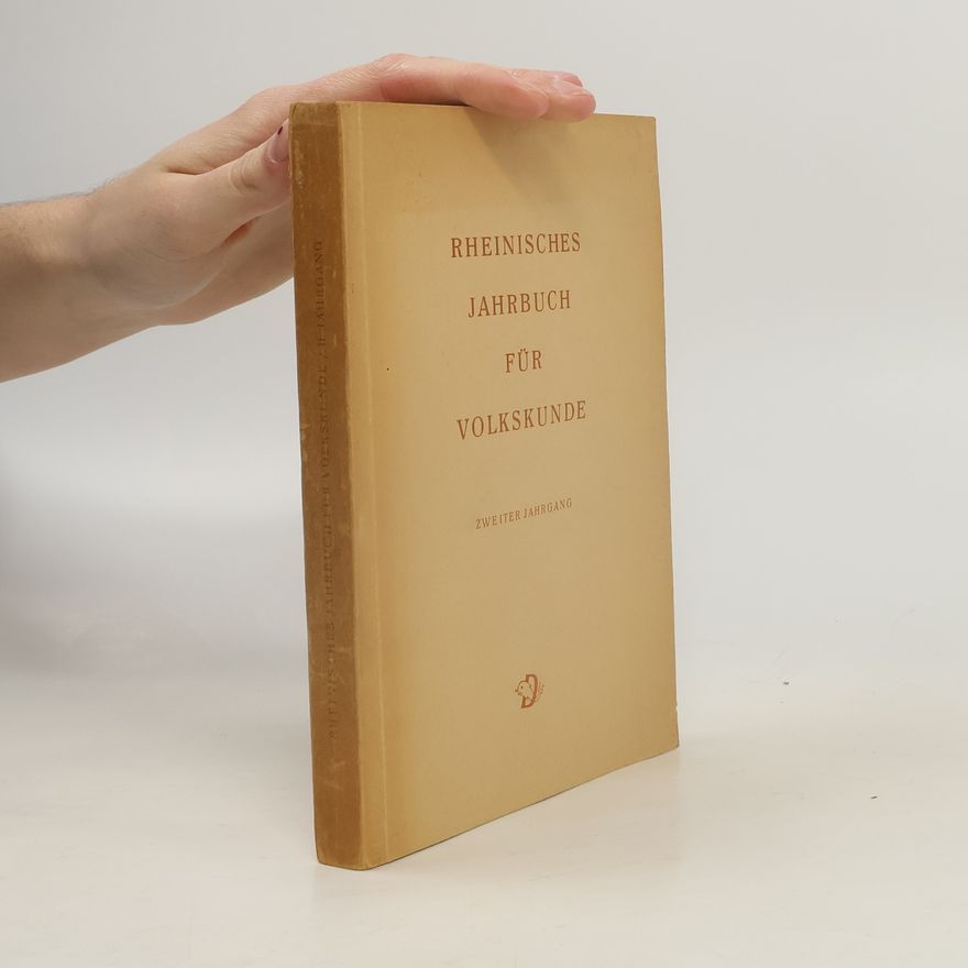 AA.VV. Rheinisches Jahrbuch für Volkskunde